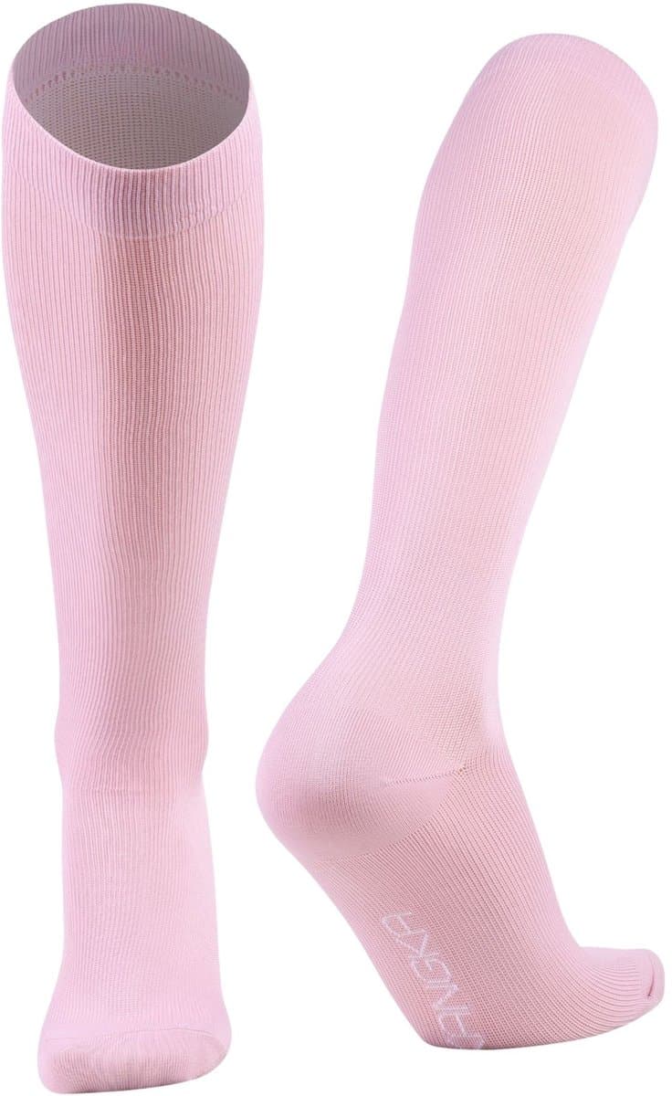 KANGKA® Compressiekousen Maat 36-38 (S/M) - Lichtroze - Steunkousen voor Zittend en Staand Beroep - Reissokken - Compressie sokken voor Hardlopen, Wandelen, Vliegtuig