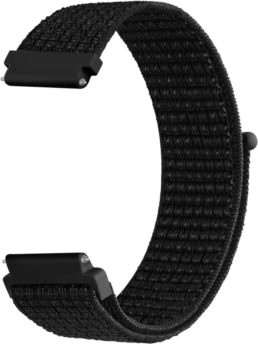 Nylon Horlogeband 20mm met Snelle Bevestiging voor Garmin Forerunner 245/645 en 55 - Duurzaam, Comfortabel en Stijlvol voor Dames en Heren