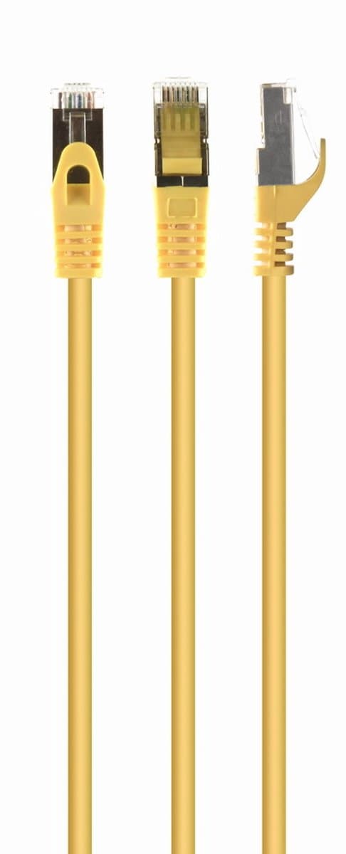 CAT6 FTP kabel 0.25 meter Geel