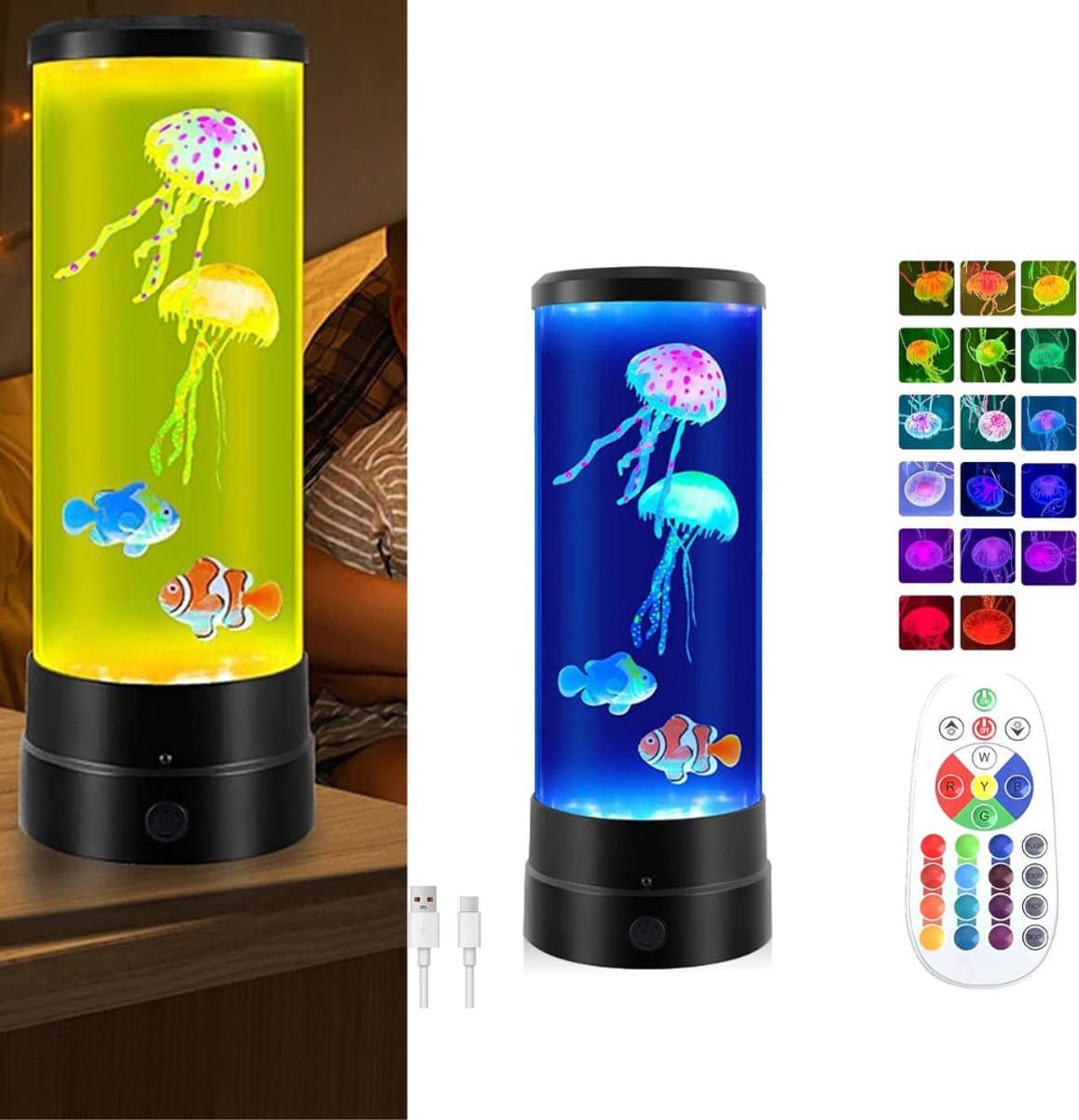 CRLYN® Lavalamp - Sfeervolle Nachtlamp - Rustgevende Lamp