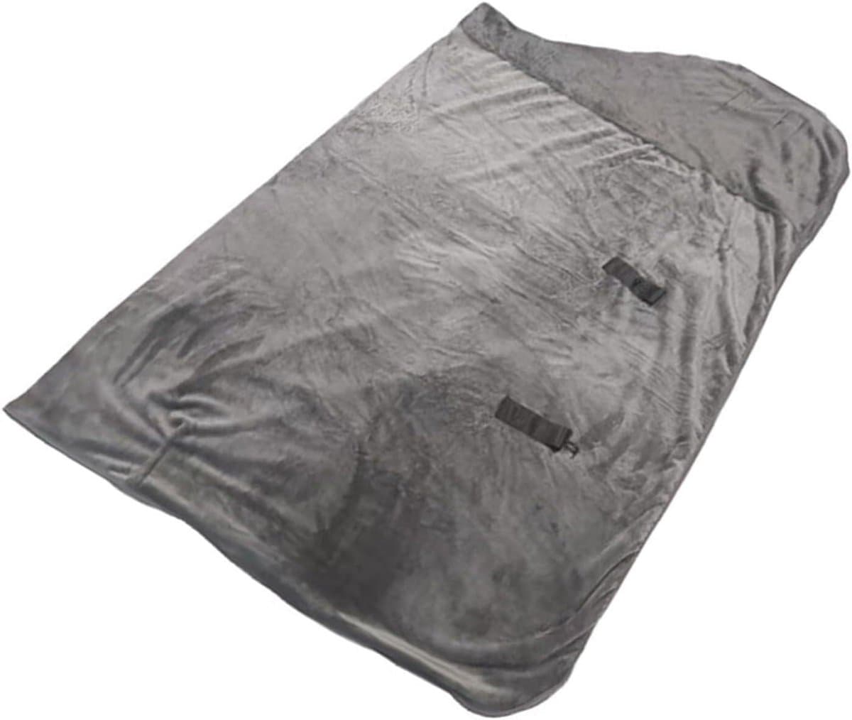 Paardendeken Winter - Warme Staldeken - Paard Warm Houden - Scheurvast Ademend - 185 x 180 cm - Grijs