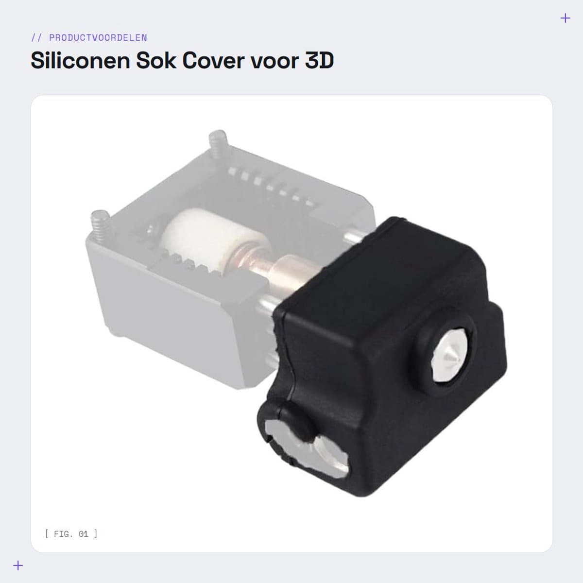 Dailygoods- Siliconen Sok Hittebestendig - Temperatuur Bescherming - 3D Printer - Klamboiler Blok - Antiaanbaklaag - Verlengt Levensduur - Verwarmingsblok