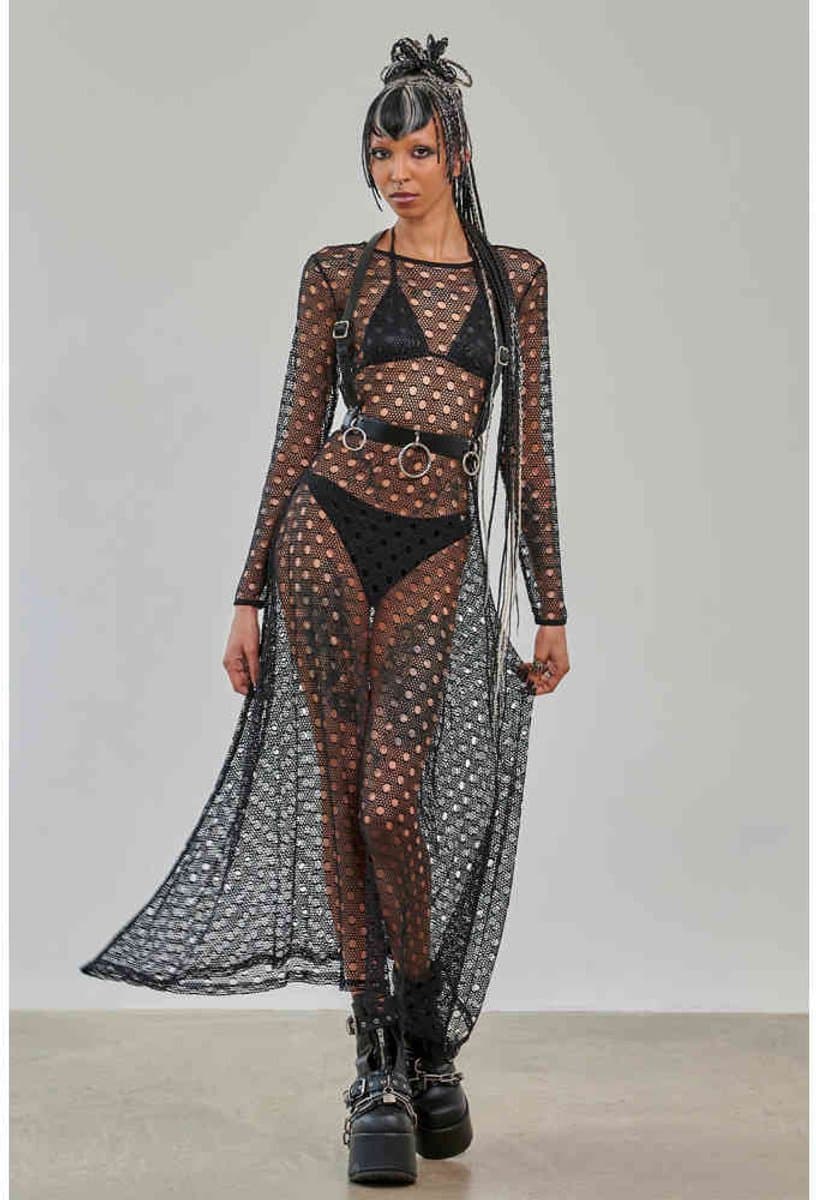 Banned - Arcane Empress Lange jurk - S - Zwart
