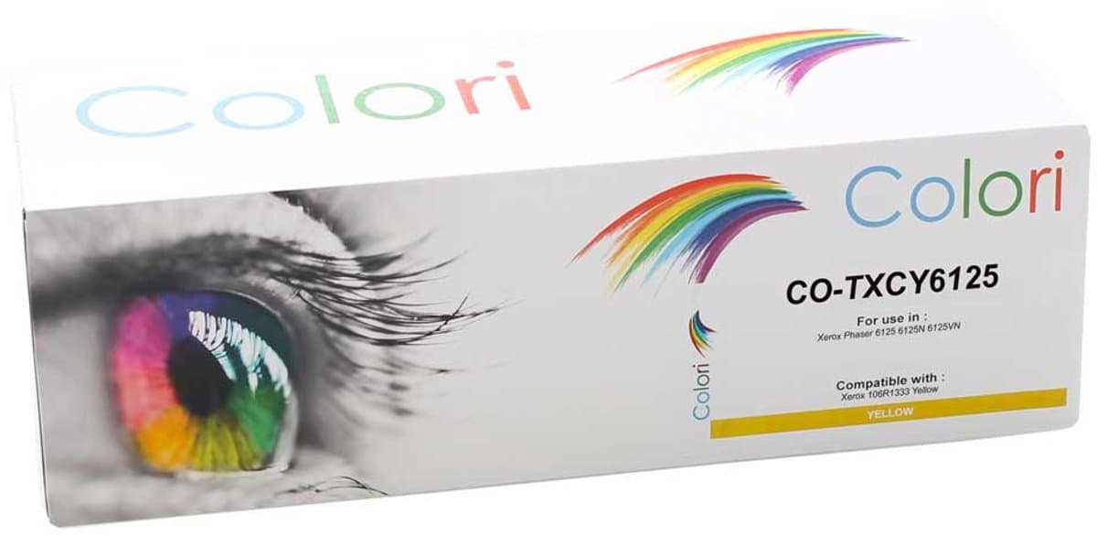 Colori huismerk toner geschikt voor Xerox Phaser 6125 geel voor Xerox Phaser 6125 Phaser 6125N Phaser 6125VN