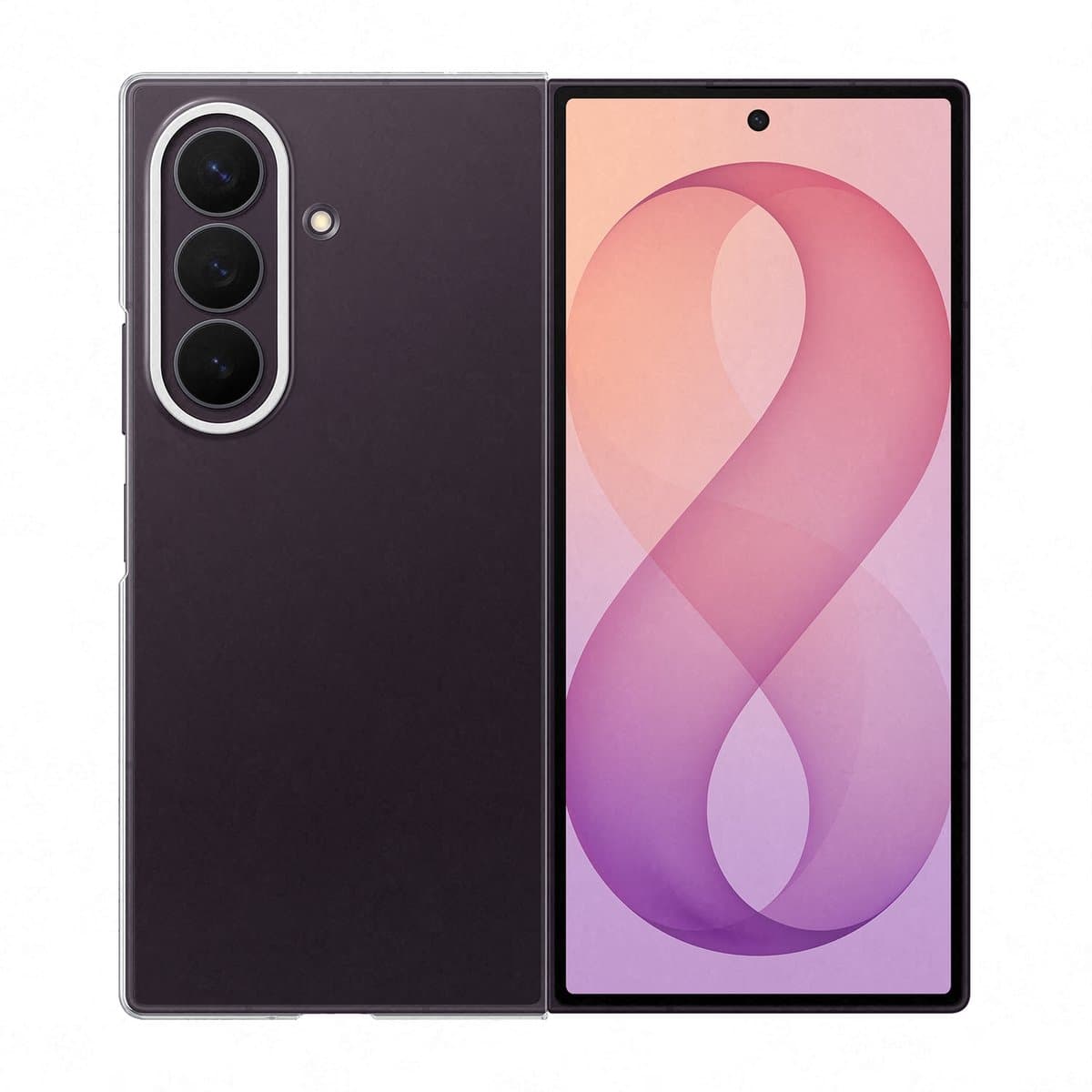 Samsung Galaxy Z Fold8 Ultra Hoesje - Clear Case - Transparant