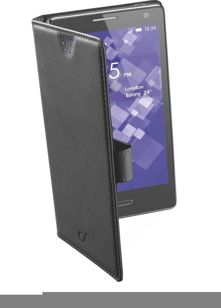 Cellular Line - Cellular Line Cell Bookcase Universeel Zwart 4xl - 30 Dagen Niet Goed Geld Terug