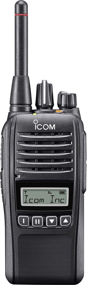 Icom IC-F29SDR - Walkie Talkie - dPMR446 - PMR446 - Portofoon IP67 - Waterdicht - Zwart