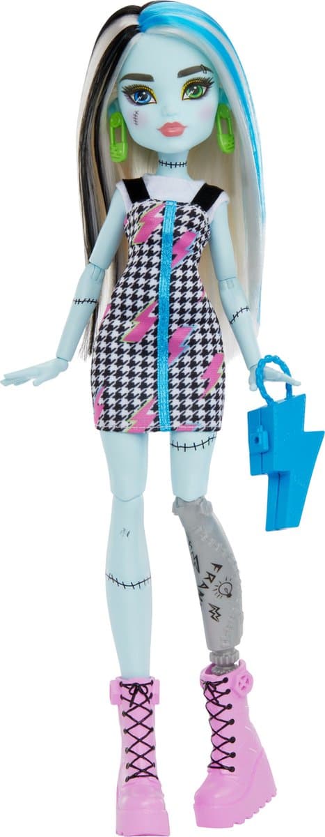 Monster High Frankie Stein Doll, Modepop, Vrouw, 4 jaar, Jongen/meisje, 150 mm, 125 g