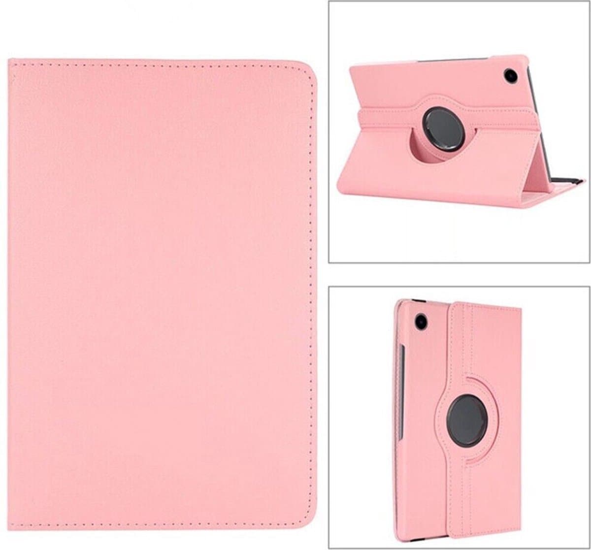 Tablethoes Geschikt voor: Samsung Galaxy Tab S5e 10.5 inch (2019) (SM- T720/SM-T725) hoesje 360° draaibaar (licht roze)