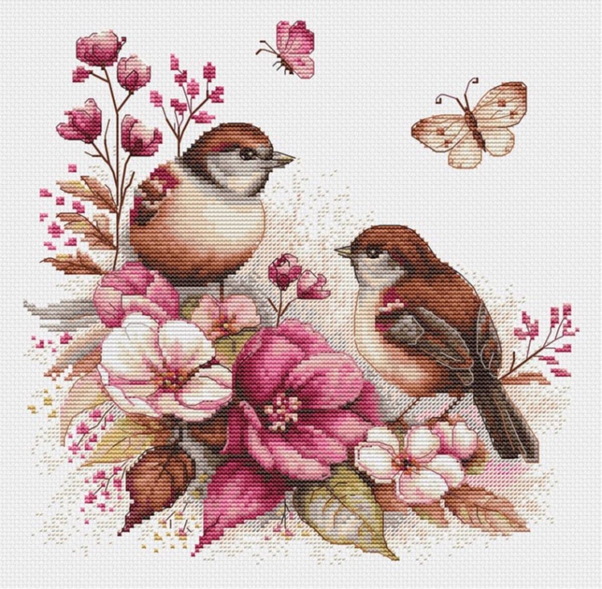 Luca-S The Birds Spring borduren (pakket) B2420
