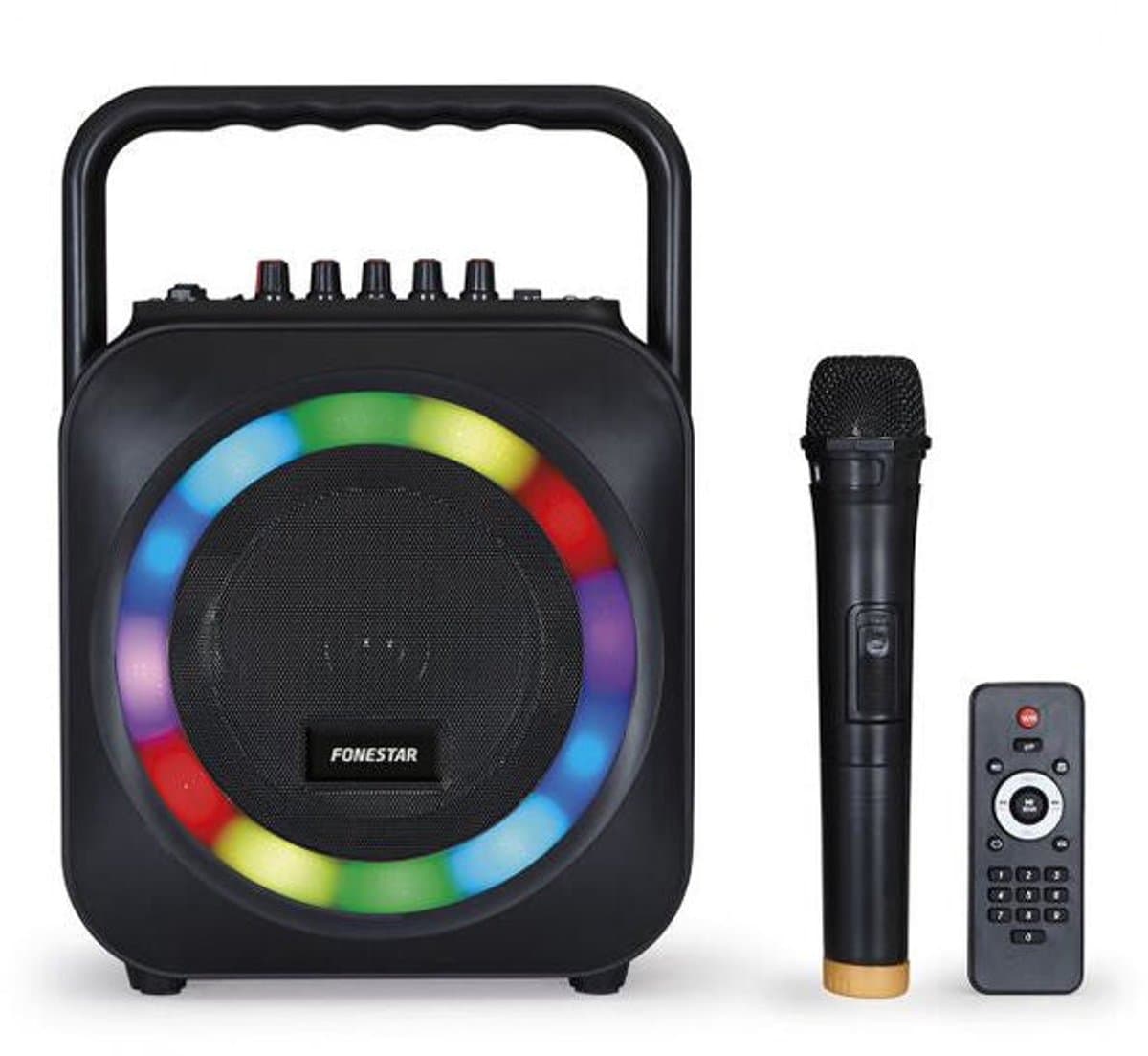 PC-luidsprekers FONESTAR BOX-35LED Zwart Amber