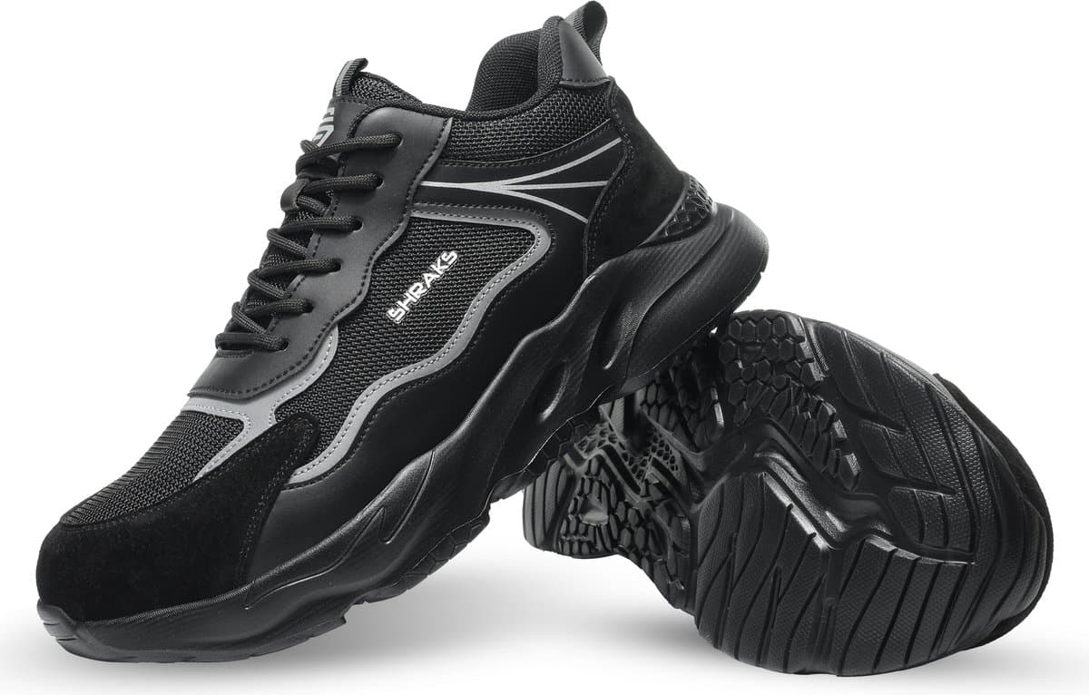 Shraks Moda Veiligheidsschoenen - Werkschoenen voor Dames en Heren - Stalen Neus - Sneaker - Ademend en licht design - Maat 46