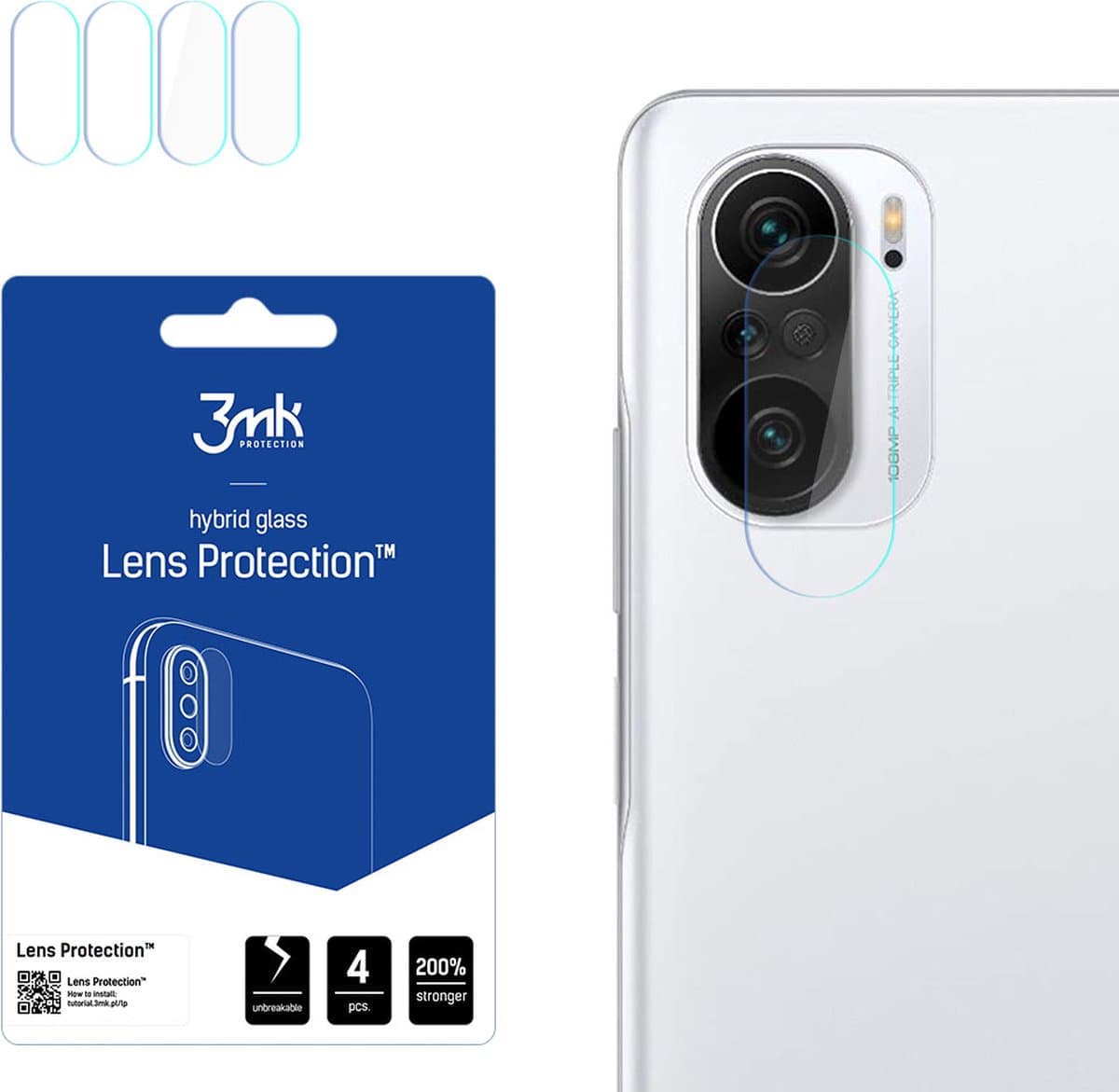 Xiaomi Mi 11X Pro 5G - 3mk Lens Protection