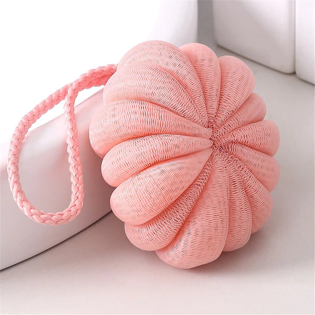3 Stuks Scrub Sponzen – Roze – Exfoliate Bad & Douche – Spons Scrub – Exfoliëren – Set van 3 scrubsponzen – Roze – exfoliëren in bad en douche – Verwijdert dode huidcellen – Zachte en effectieve reiniging – een gladde en gezonde huid