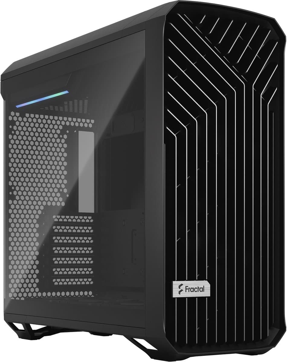 ATX Semi-tower Box Fractal Torrent White Black