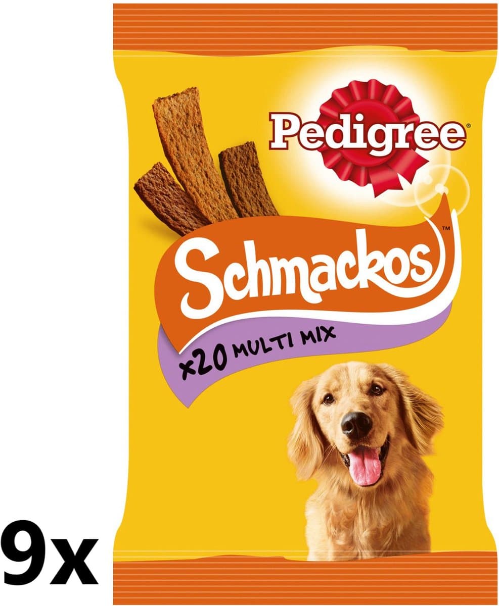 Pedigree - Schmackos - Multi Mix - Hondensnacks - 9x144g
