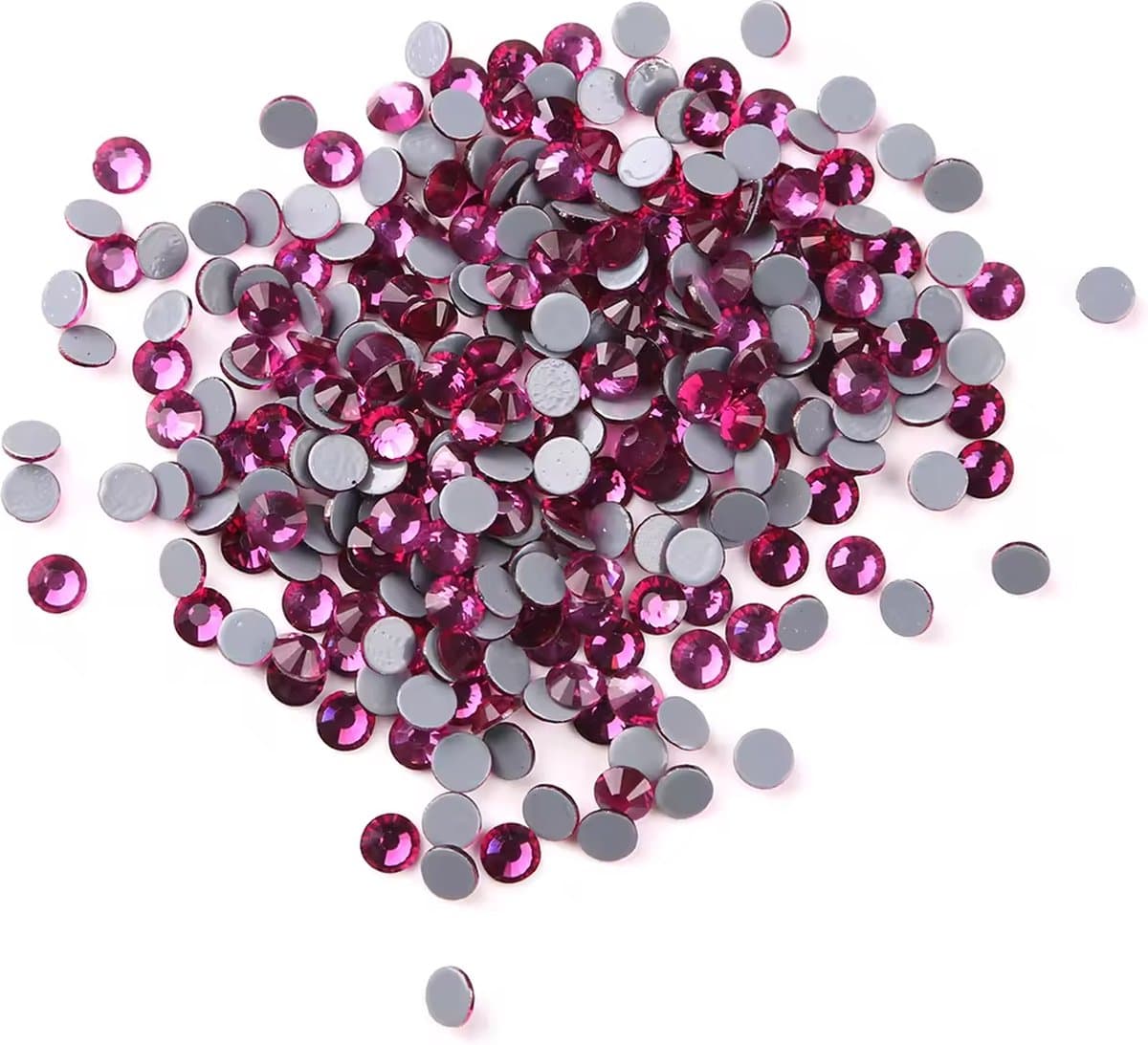 Lukana Hotfix Steentjes - Crystal Roze - Maat: SS10 - Strass Steentjes - DIY