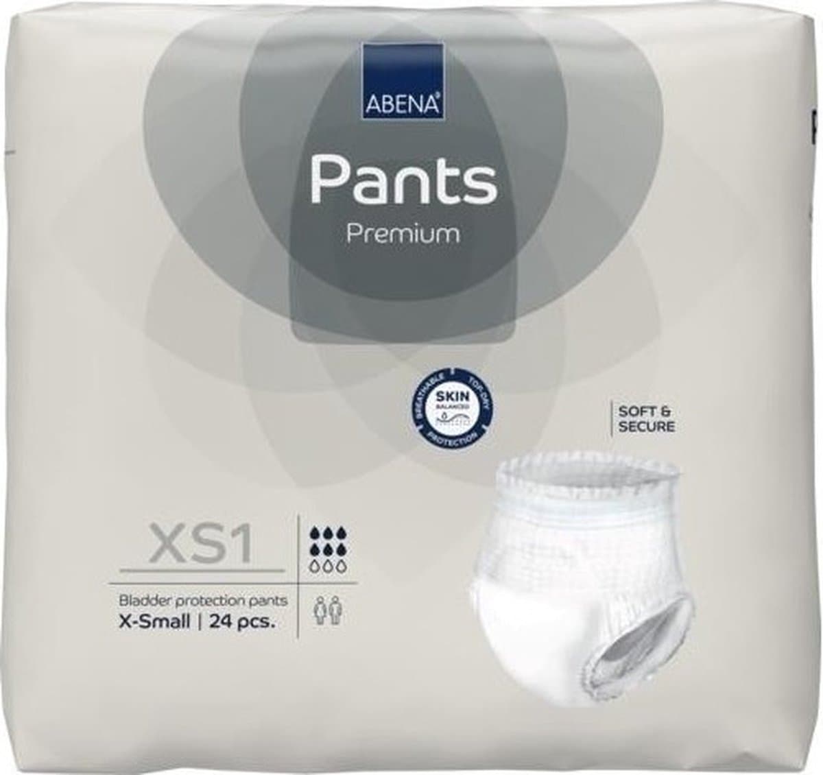 Abena Pants Premium 1 XS - 1 pak van 24 stuks