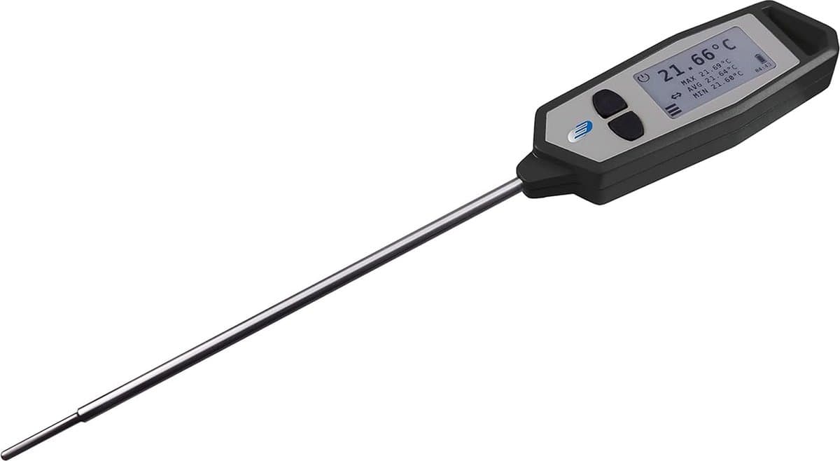 TFA Dostmann Precisiethermometer V215 - Insteekthermometer - Zwart
