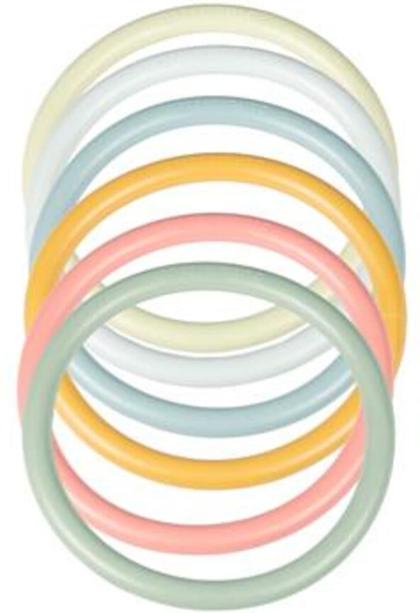 Little Dutch Activiteitenringen Set - 6 stuks, Multikleur