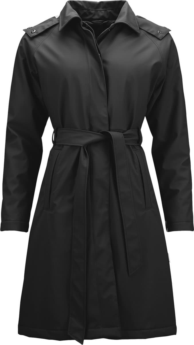 Rains W Trench Coat 1513 Jas - Black
