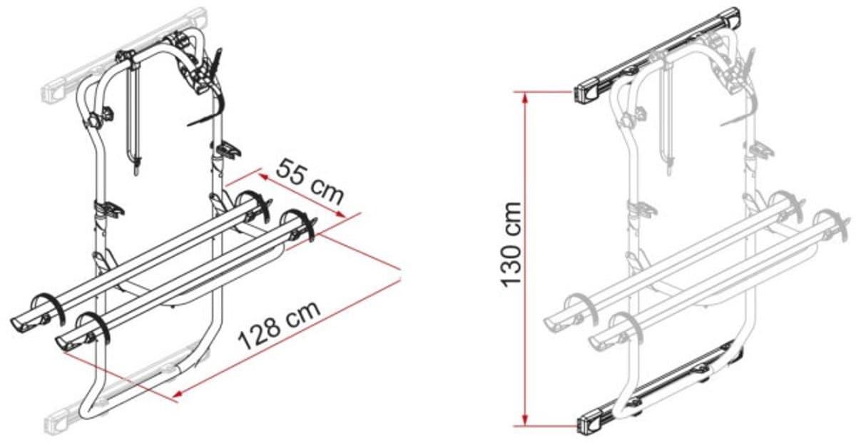 Fiamma Kit Bars Carry-Bike DJ Ducato >2006