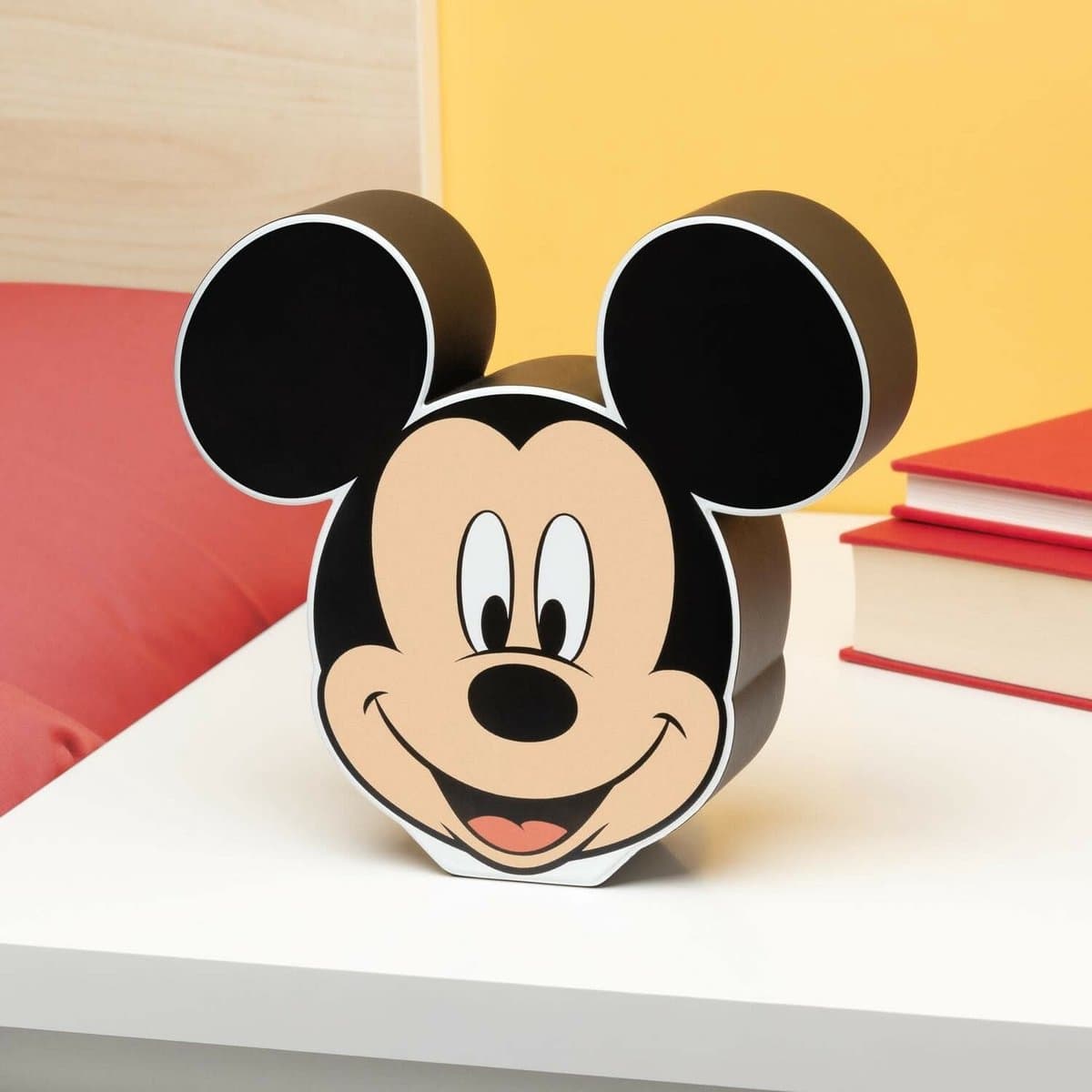 Paladone Disney Mickey Mouse Bureau Lamp - 17 cm, Beige/Wit/Zwart