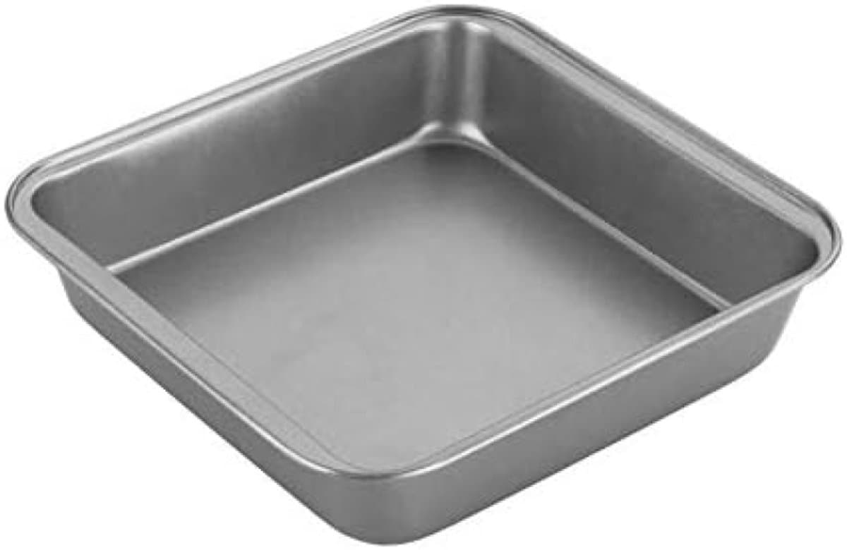 Vierkante Anti-aanbak Bakvorm 20cm van Koolstofstaal, Ideaal voor Gebak, Lasagne en Hachis Parmentier