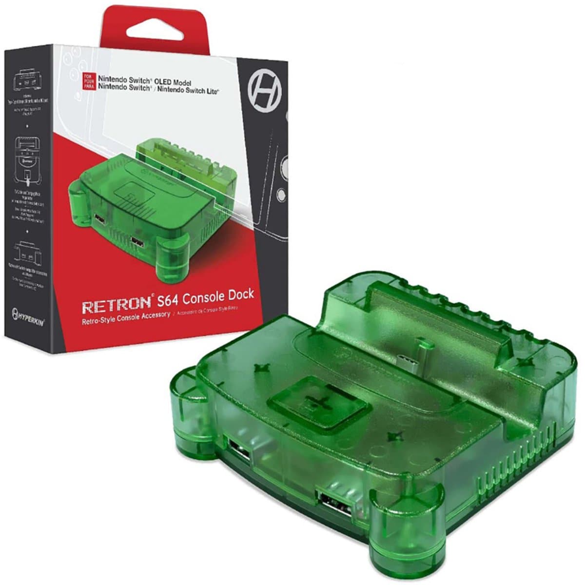 Retron S64 Console Dock (Lime Green)