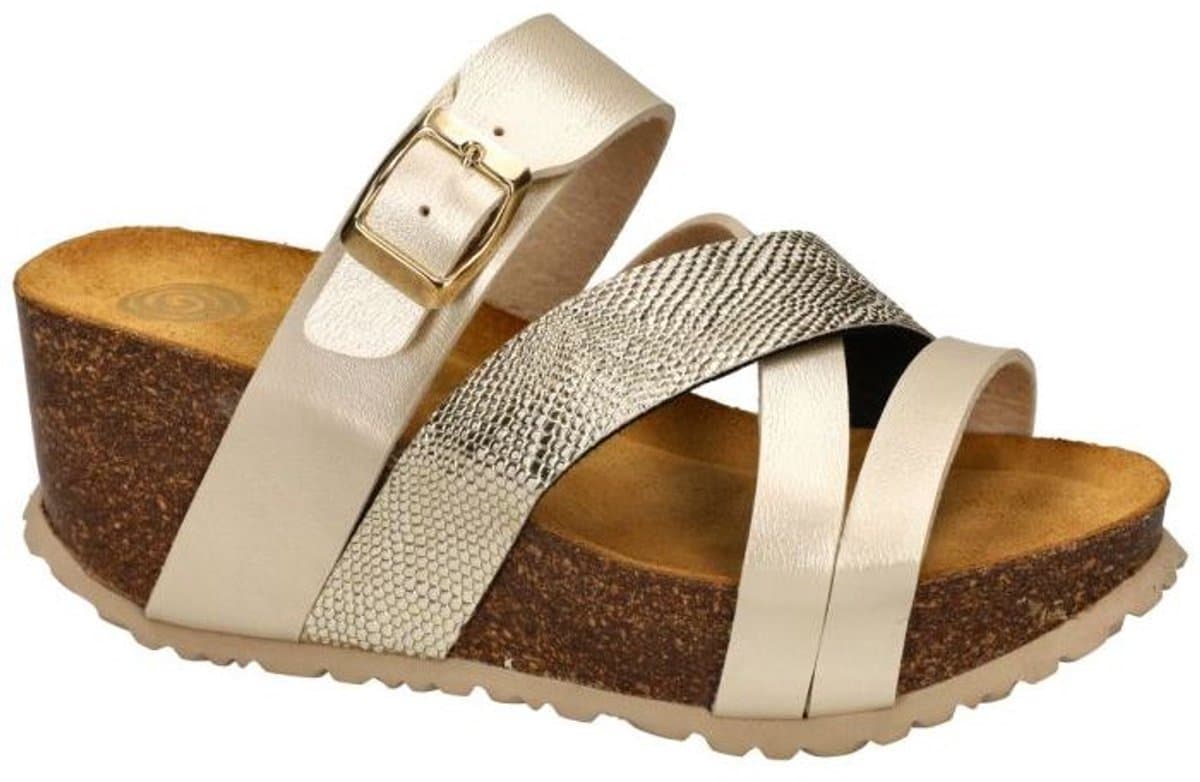 Dr Brinkmann -Dames - goud - slippers & muiltjes - maat 39
