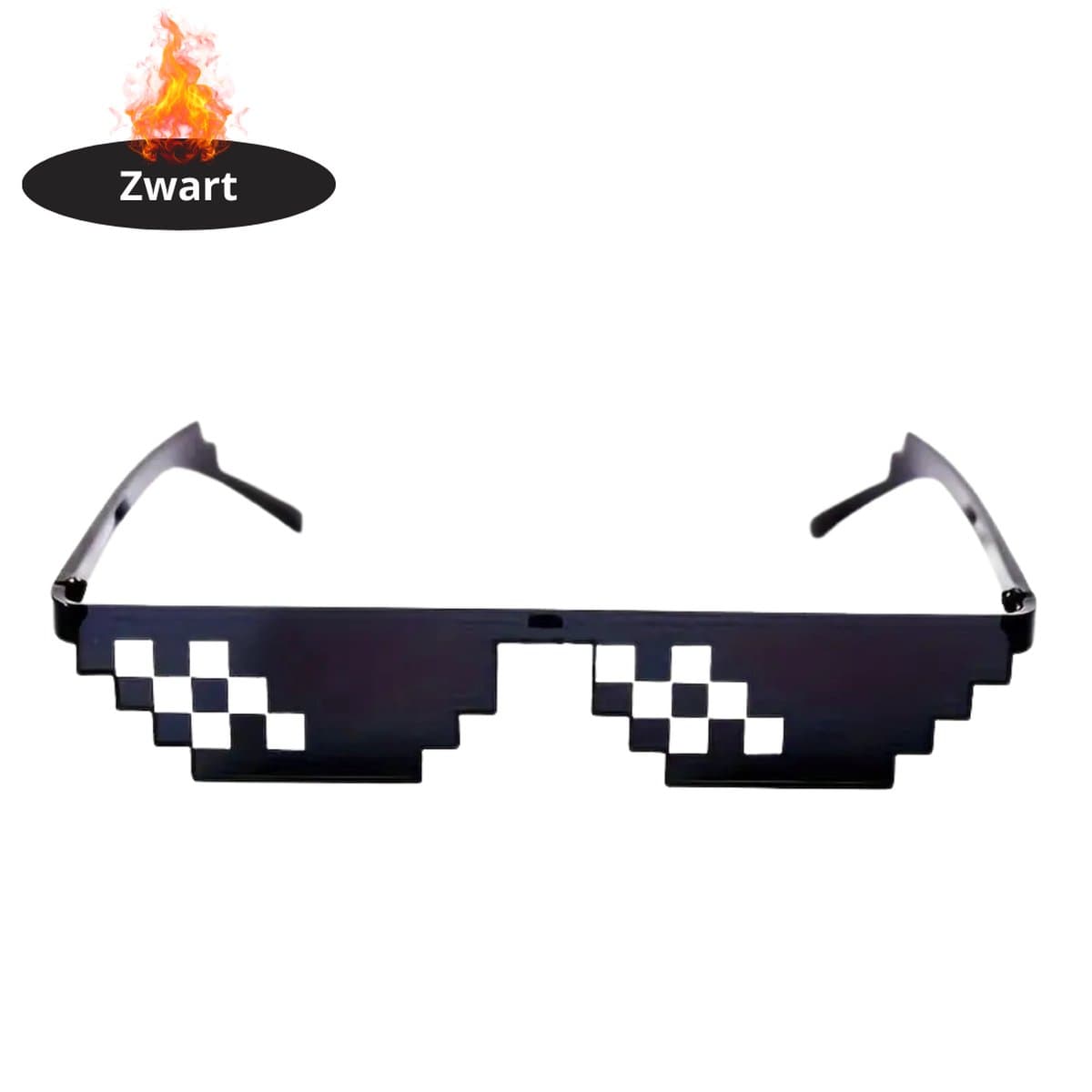 Livano - Festival Bril - Rave - Space - Techno - Freaky Glasses - Heren - Dames - Zonnebril - Zwart