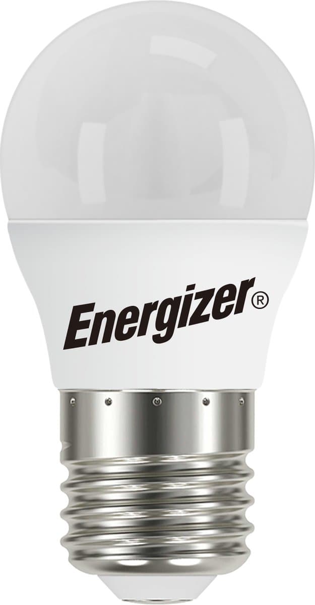 Energizer energiezuinige Led kogellamp - E27 - 2,9 Watt - warmwit licht - dimbaar - 5 stuks