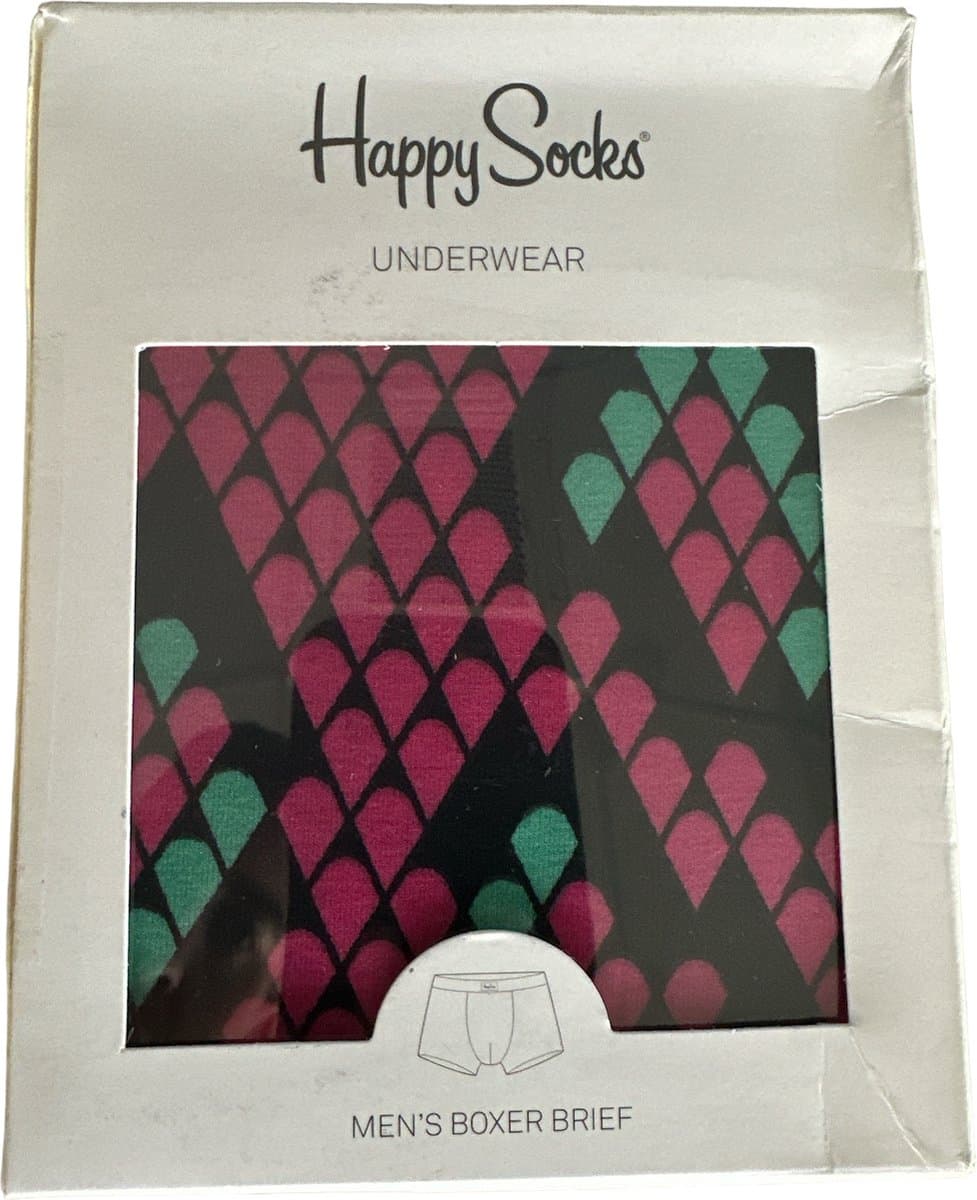 Happy Socks Snake heren boxershort zwart - Maat M