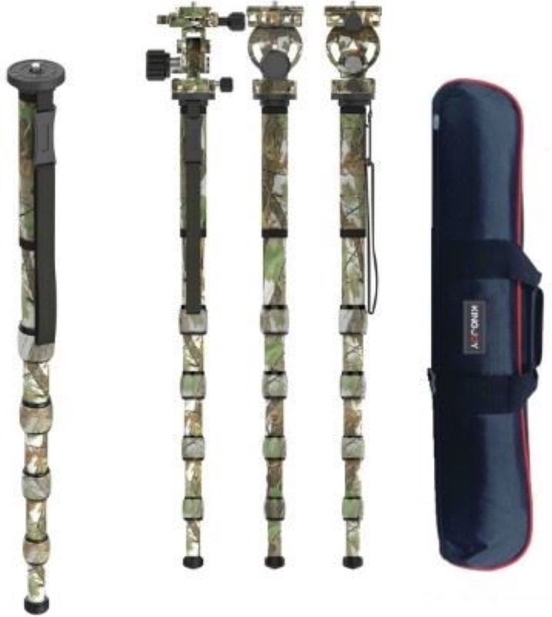 KingJoy Monopod MP-329M Carbon + Statiefkop VT-20M