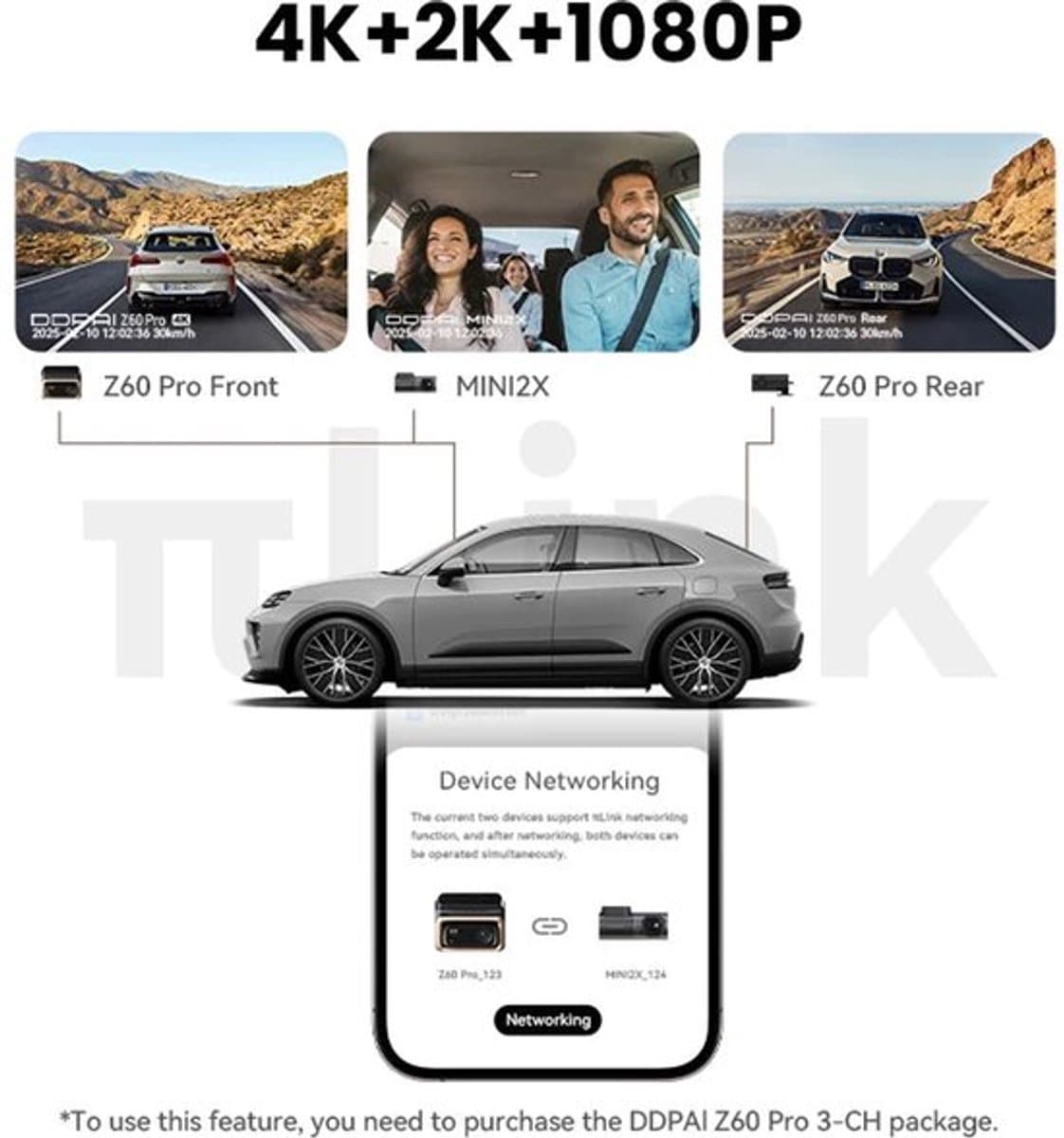 4K Dual Dashcam – Auto Camera – Dashcam Met GPS – Rijveiligheid Camera – Parkeermonitor – 4G Verbinding – Sony STARVIS Sensor – 24/7 Parkeermonitoring