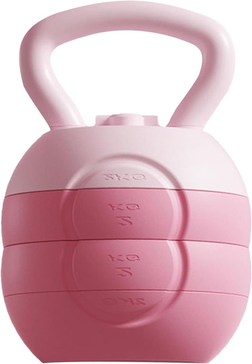 Verstelbare Kettlebell - Thuis Fitness - Krachttraining Thuis - Water Vulbaar Gewicht - 8 kg - Zwart