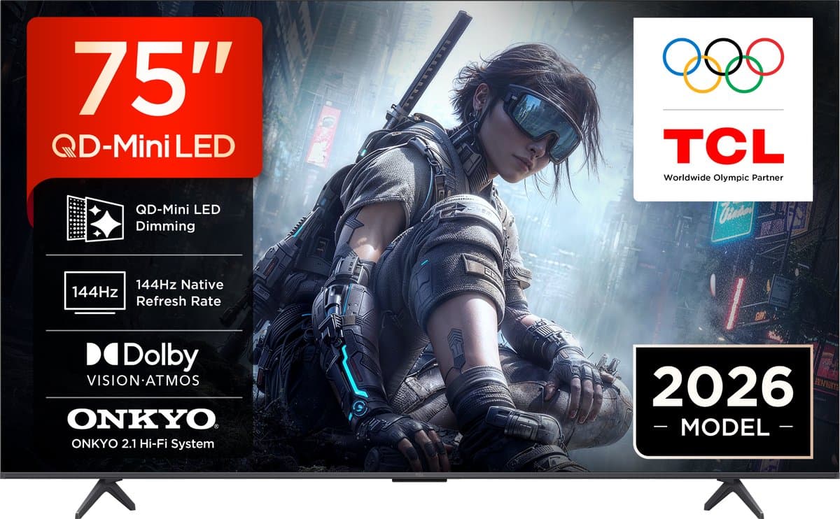 TCL 75T8D - 75 inch - 4K QD-MiniLED - 2026 - Smart TV