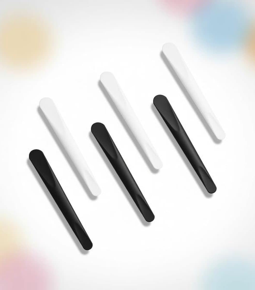 ElleMooi 6 Cosmetica Spatels - Plastic Masker- en Make-up Spatel Set voor Mengen en Aanbrengen - Hygiënisch, Duurzaam en Handzaam