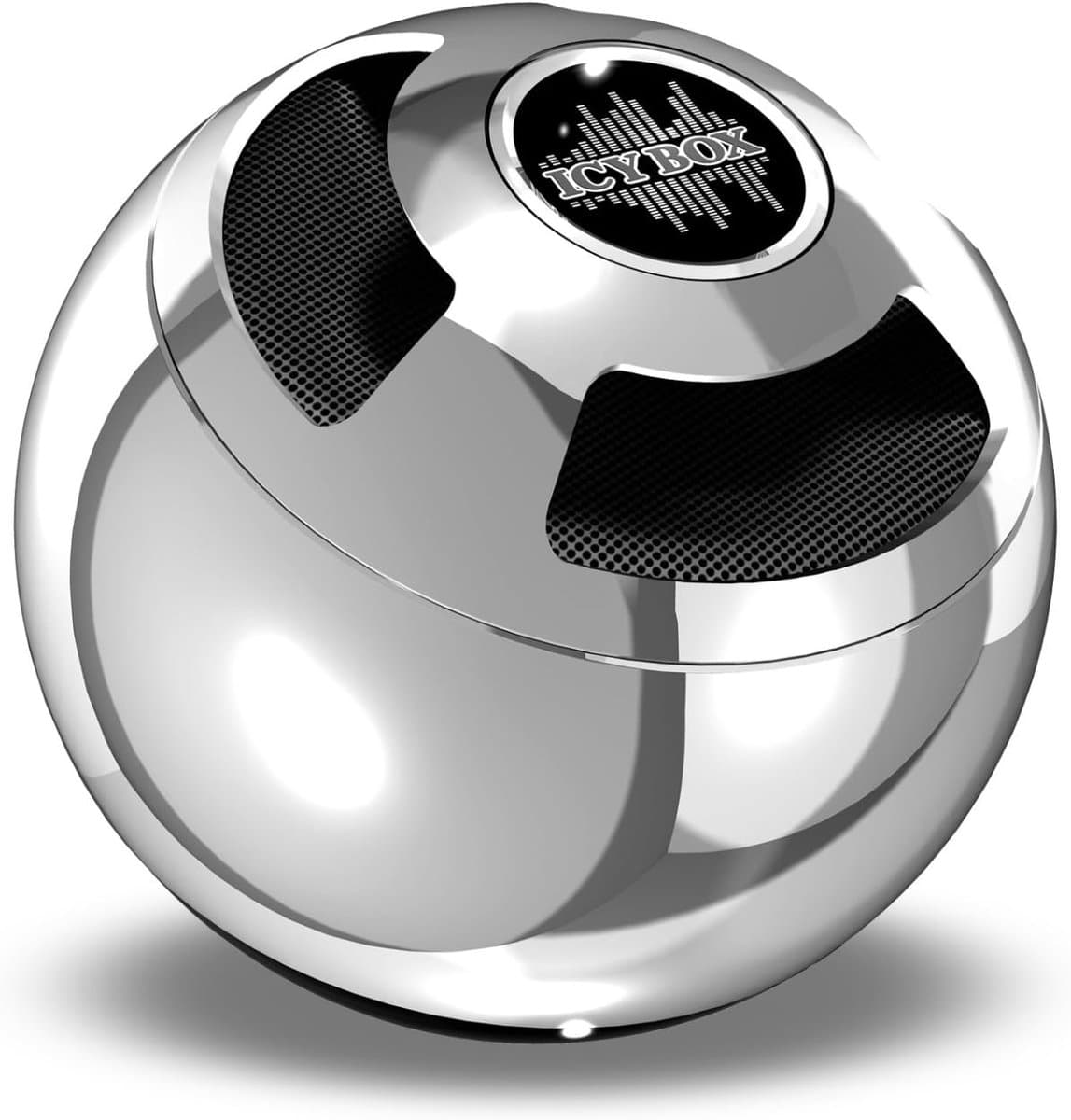Draagbare Speaker - Muziekspeler - Muziek Luisteren - Ingebouwde Batterij - 0.42 Kilogram - Zilver Zwart