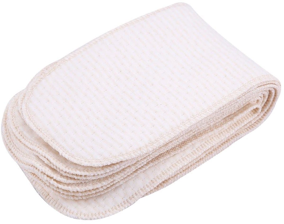 Shopcentral - Babyluier - Zachte Katoenen Luiers - Ademend en Waterabsorberend - Multifunctionele Slabbetjes - Herbruikbare Luiers - Geschikt voor Pasg..