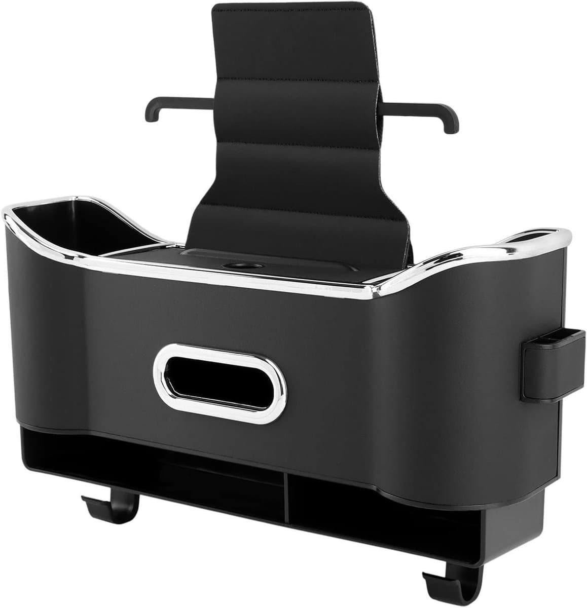 Auto Organizer - Autostoel Opberger - Auto Netjes Houden - 5-in-1 Multifunctioneel - 347 x 17 x 93 cm - Zwart
