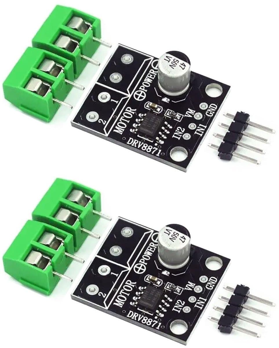 Dailygoody - DRV8871 - 2-kanaals H-brug - 1,5A DC-motor driver - Geïntegreerde beveiliging - PWM-besturingsmodule - Geschikt voor 3D-printer - Model D