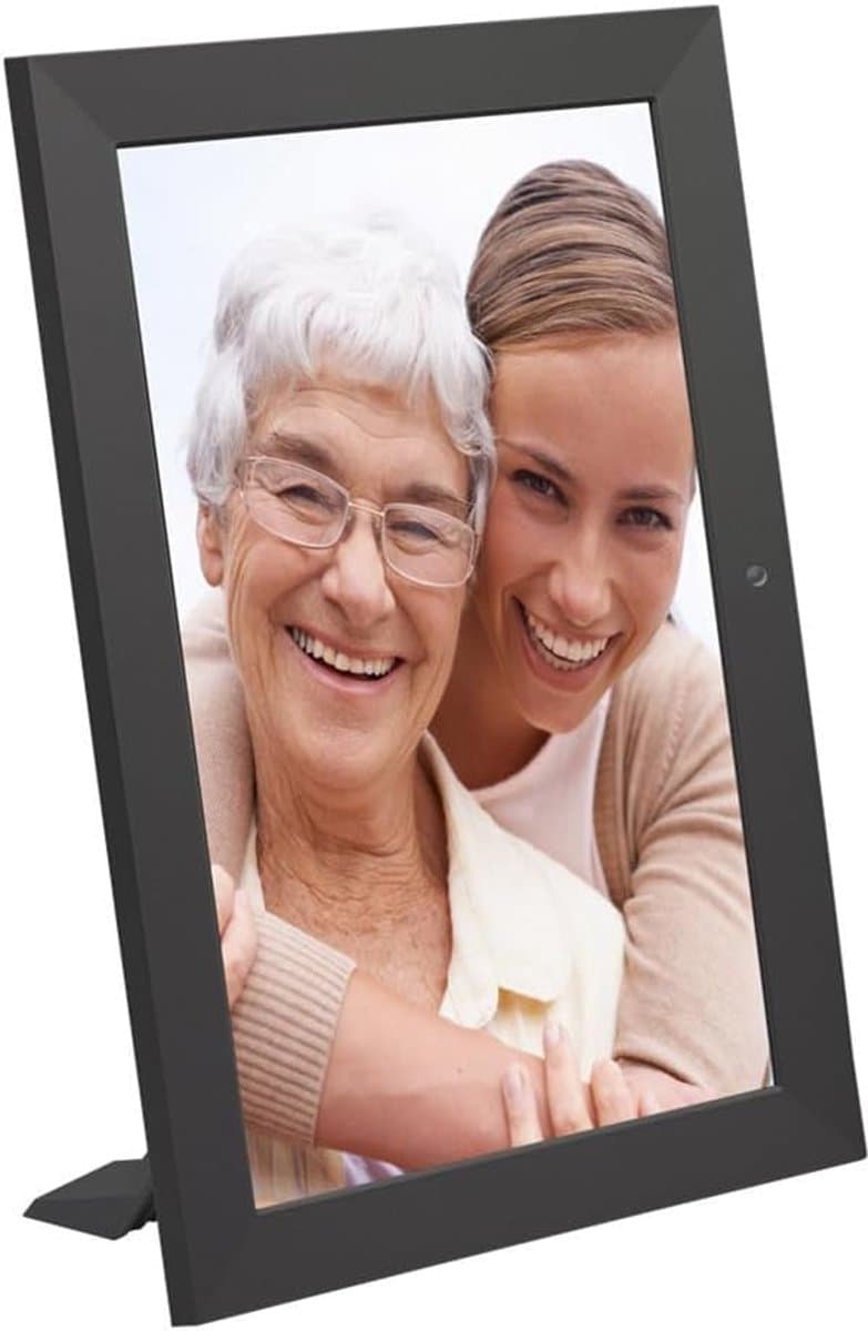 Digitale Fotolijst - HD Beeldscherm - Foto's Bekijken - Full Function Player - 8 Inch IPS - Zwart