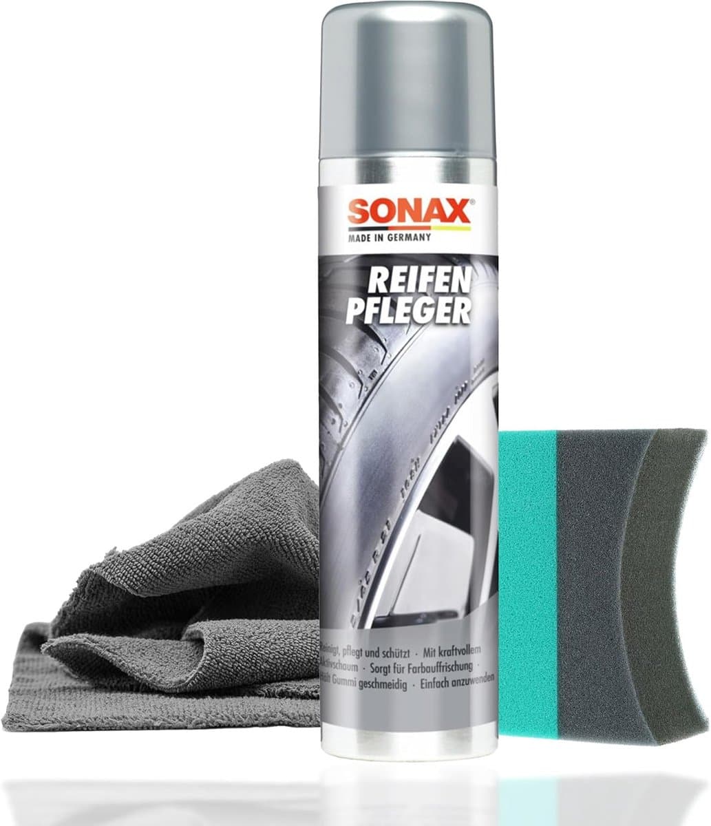 Bandenverzorgingsset - Autobanden reiniger - Auto poetsen - Herstelt kleur en glans - 400 ml