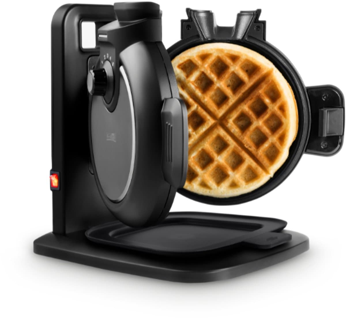 FRITEL WA 2225 Top Fill Wafelijzer – Amerikaanse Wafels – Wafelmaker voor 4 Wafels – 5 Bruiningsniveaus – PFASvrij – Zwart