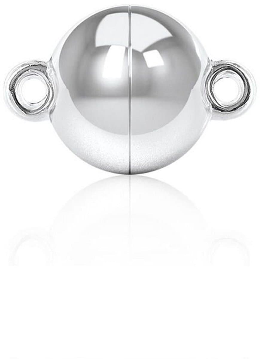 Luna-Pearls - 666.0210 - Sieradensluiting - Dames - 925er Zilver gerhodineerd - 10mm