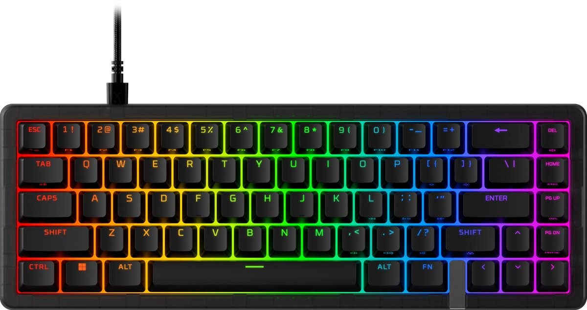 HyperX Origins 2 Pro 65% layout Gaming keyboard - Magnetic linear switches- zwart- RGB per Key