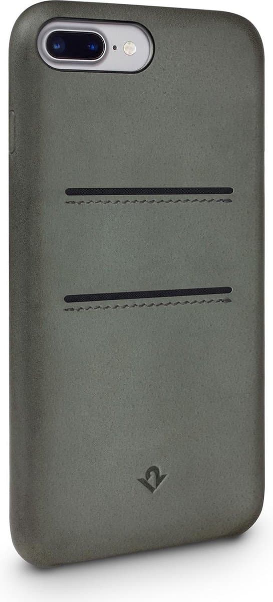 Twelve south, Relaxed lederen hoesje Geschikt voor Apple iPhone 7Plus/8Plus, Groen