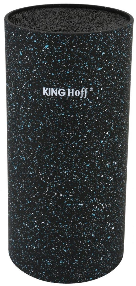 Kinghoff - Blok voor Messen - Marmer Coating - Elegante Vormgeving - Geschikt tot 8 Inch