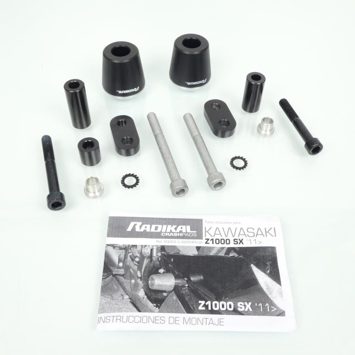 Tampon pare carter Radikal EQ353PLUS pour moto Kawasaki Z 1000 SX après 2011